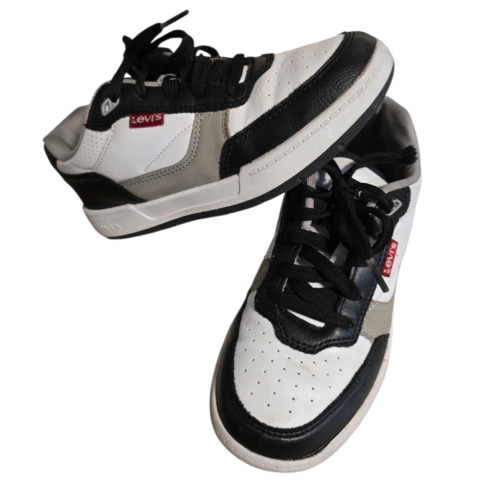 Levi's Kids  Black, White, and Gray Sneakers